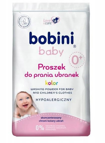 Стиральный порошок для машинной и ручной стирки Bobini Baby Color 1,2 кг 