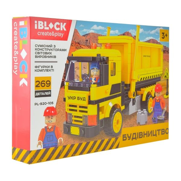 Конструктор Iblock Строительная техника PL-920-105