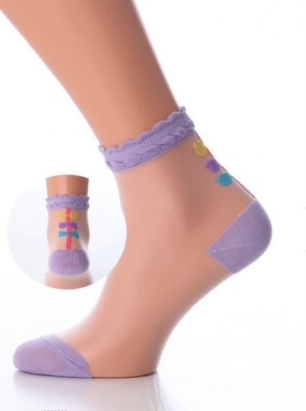 Шкарпетки жіночі Giulia WSM-022 р. 39-40 ліловий 
