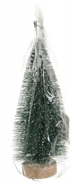 Елка декоративная настольная зеленая 8x20 см