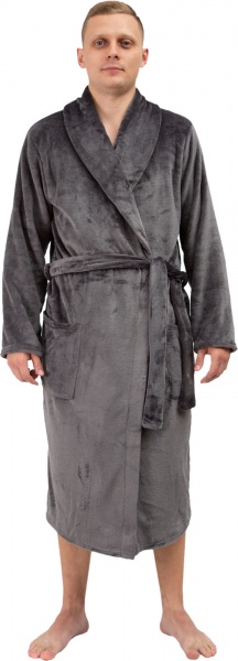 Халат чоловічий Roksana 1202/90054 р. XL темно-сірий 