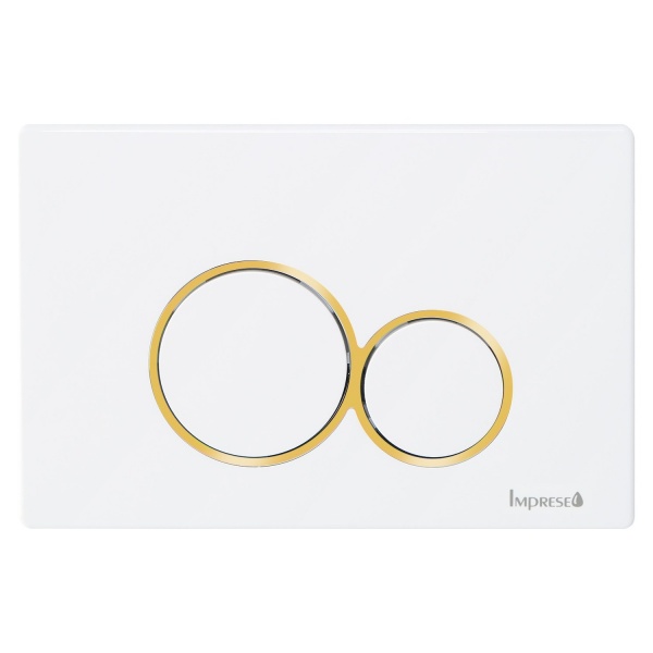 Панель смыва Imprese i7117PW белый глянец