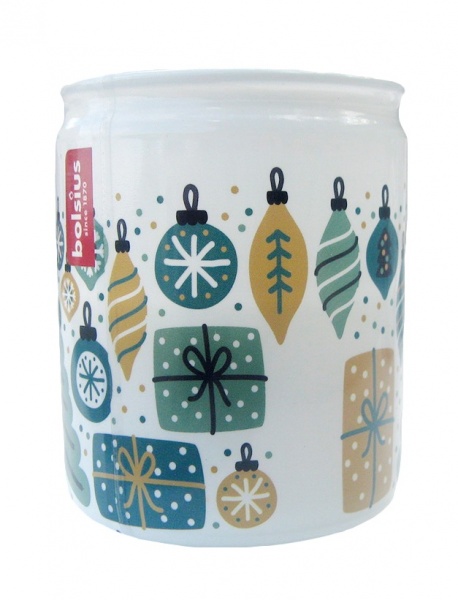 Свеча ароматическая Bolsius в стекле Winter Christmas 82/68 