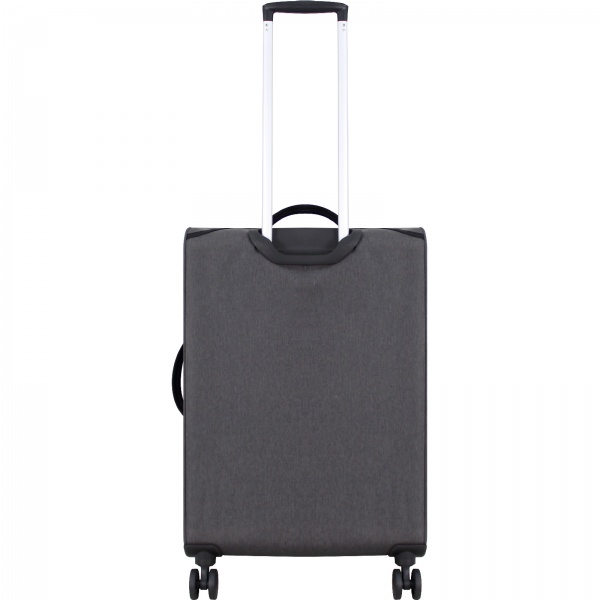 Чемодан Bagland М New 70 л серый меланж 3796924 
