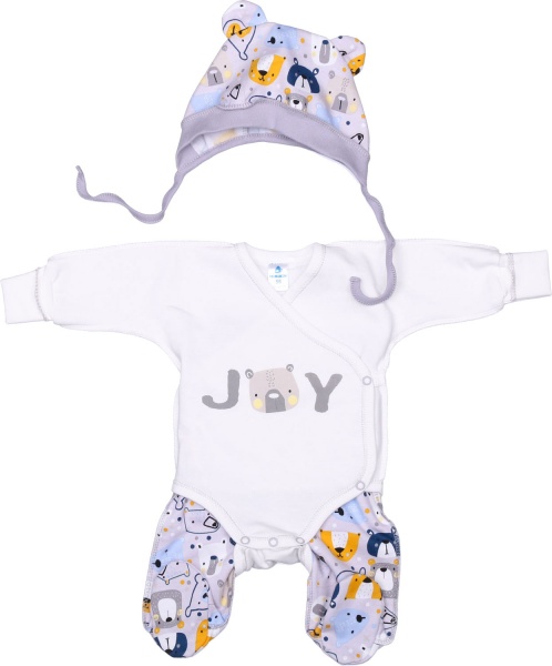 Комплект для хлопчиків Minikin сірий/молочний р.62 21880162 