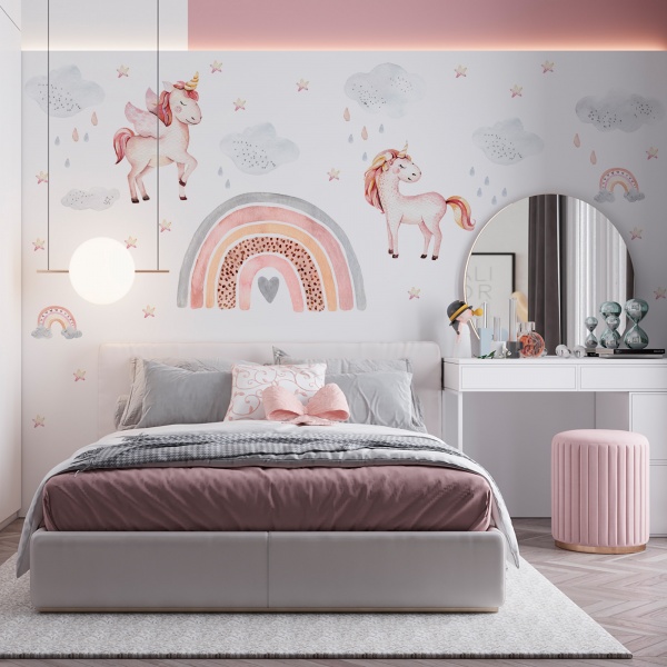 Стікери-патерни Lipastick Веселка 120х80 см 15082131