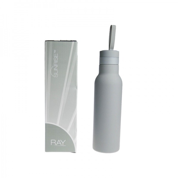 Термопляшка 480 мл Bergamo Sunrise сірий RAY-30