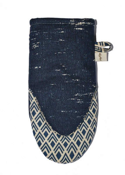 Рукавиця Lucy 17x27 см синій із малюнком La Nuit 