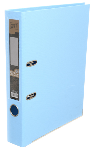 Папка-регистратор Classic А4 50 мм двухсторонняя пастельно-голубая Nota Bene