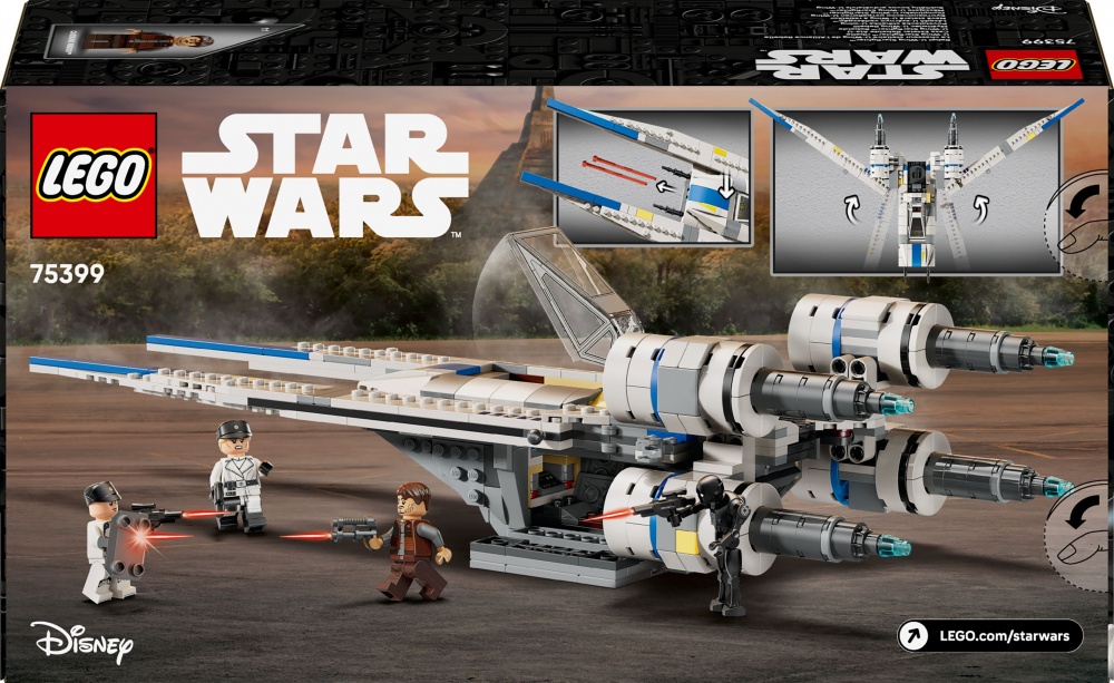 Конструктор LEGO Star Wars Повстанческий истребитель U-Wing 75399