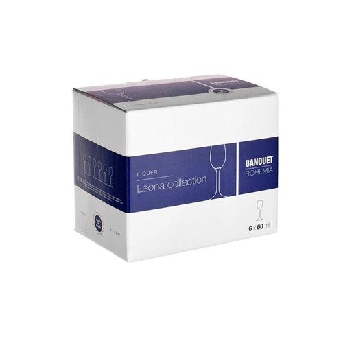 Набор бокалов для ликера Leona 60 мл 6 шт. Banquet 
