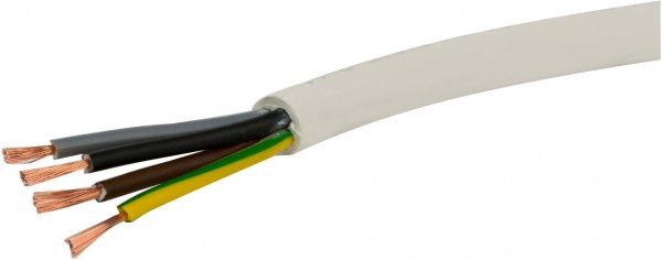 Кабель силовой многожильный Borsan ПВС 4х0,75 медь 