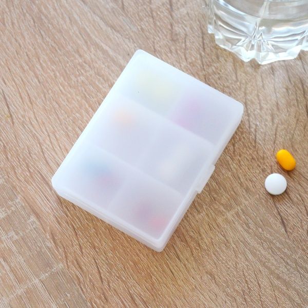 Органайзер для таблеток MVM PC-07 T на 6 відділень (таблетниця) 20x65x85 мм