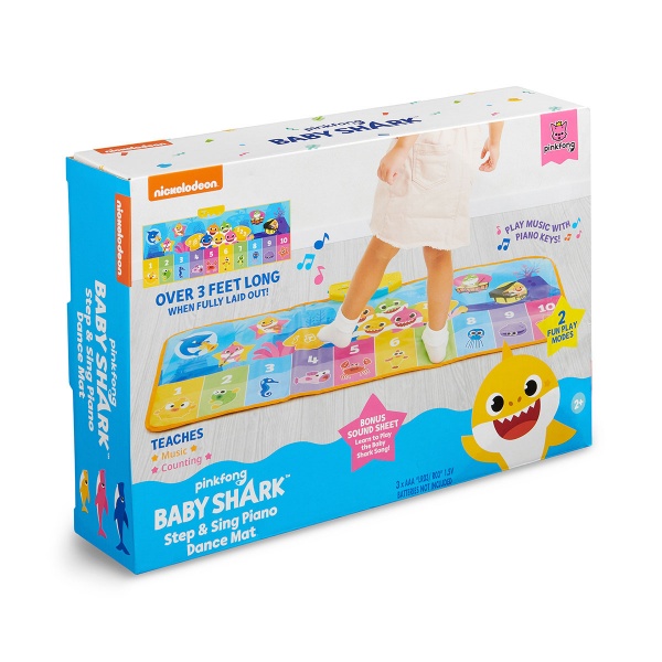 Игровой центр BABY SHARK коврик-пианино Прыгай и пой