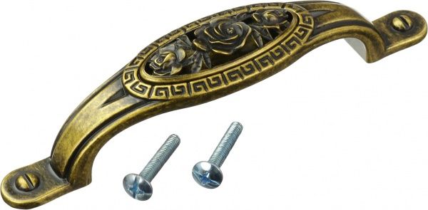 Мебельная ручка DR 65 G19/G19 96 мм античное золото DC