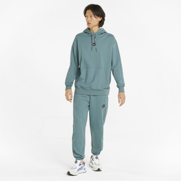 Джемпер Puma T7 GO FOR Hoodie TR 53417550 р. 2XL бирюзовый