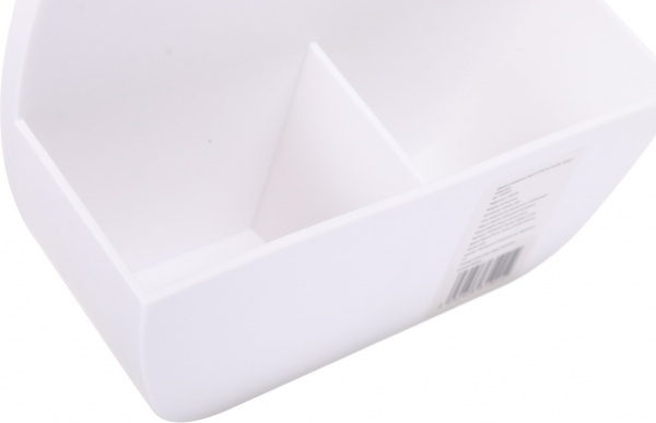 Зеркало косметическое овальное ST 20x15 см белое