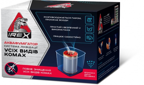 Средство IREX инсектицидное от всех видов насекомых Аквафумигатор 