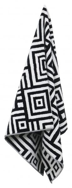 Полотенце Rombo 70x140 см черный 