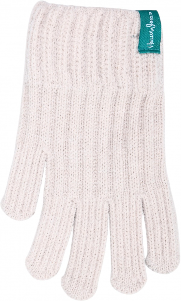 Рукавиці HW для хлопчиків р.14-16 бежевий