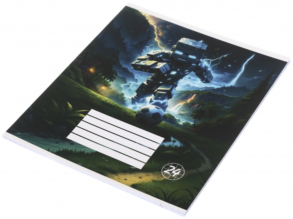 Тетрадь школьная Pixel_25 24 листа в клеточку Nota Bene