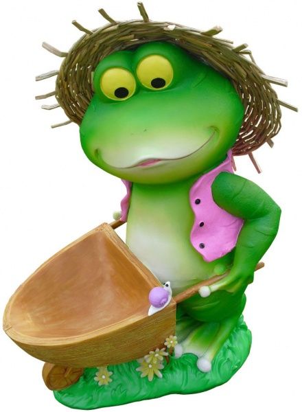 Фігурка декоративна Engard KG-05 Жабка Грін 24х16,5х30 см