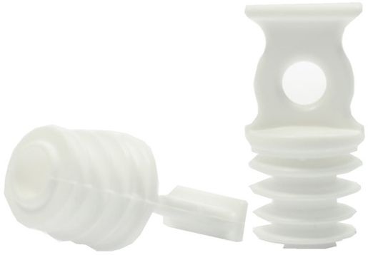 Заглушка гвинтова Gardinia набірний білий 