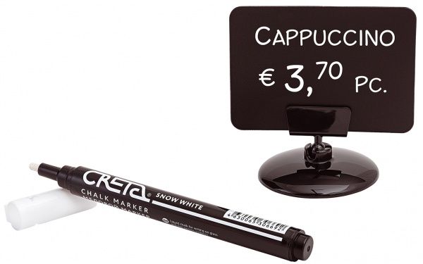 Комплект цінник А8, тримач, крейдовий маркер (6 шт.)