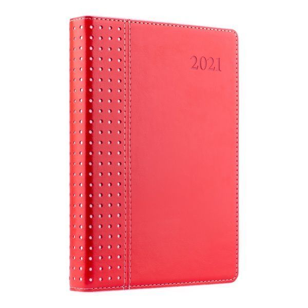 Щоденник А5 Destiny 2021 червоний Leo Planner