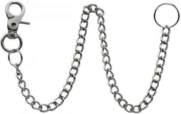 Карабін з вертлюгом, та ланцюгом 61х30х9 мм (LF-443) 