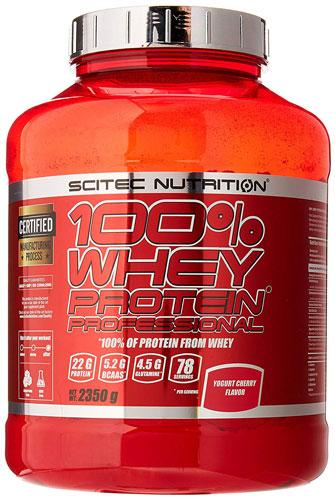 Протеїн Scitec Nutrition Whey Protein Proffesional полуничний білий шоколад 2,35 кг 