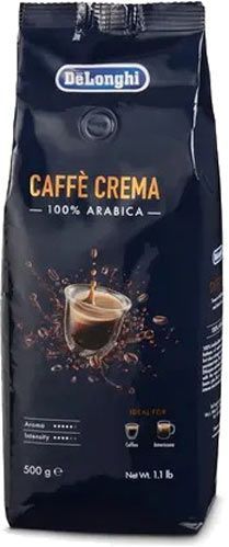 Кава в зернах Delonghi Crema 100% Arabica 500 г