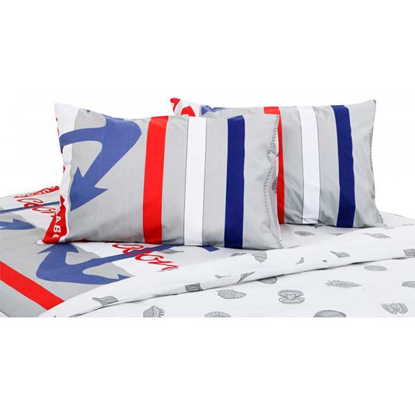 Комплект постельного белья Морской 2,0 разноцветный UP! (Underprice) 