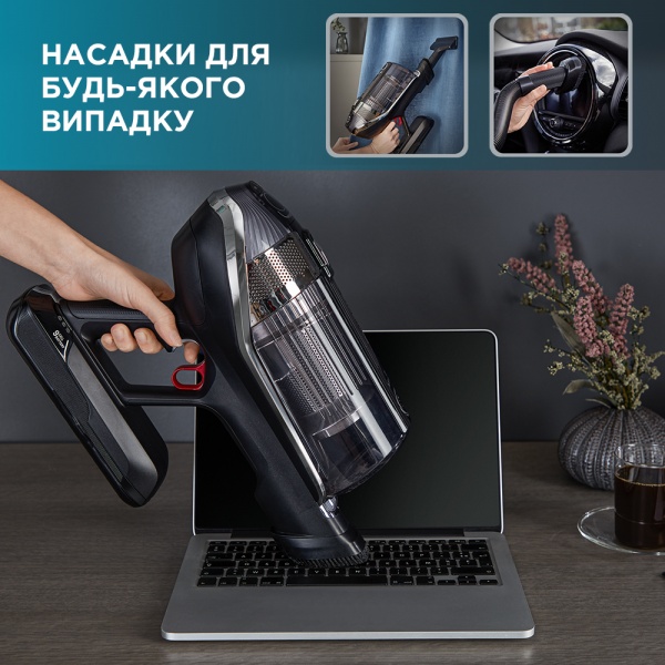 Пылесос аккумуляторный Rowenta RH9958WO XForce Flex 14.60 black