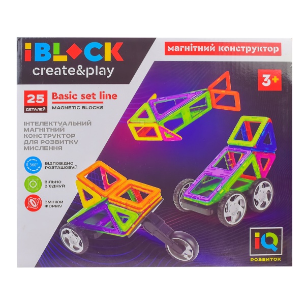 Конструктор магнитный Iblock PL-921-258