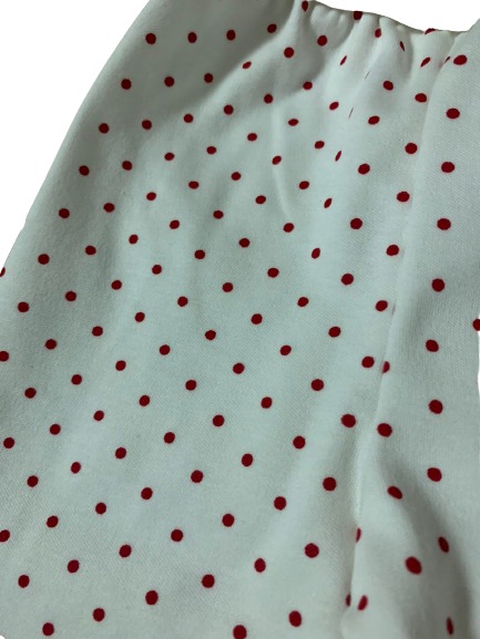 Ползунки ясельные Моя планета красный горошек р.68 