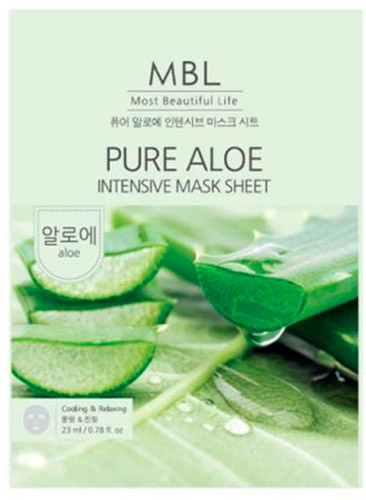 Маска тканевая для лица MBL Pure Aloe Intensive 23 мл 1 шт.