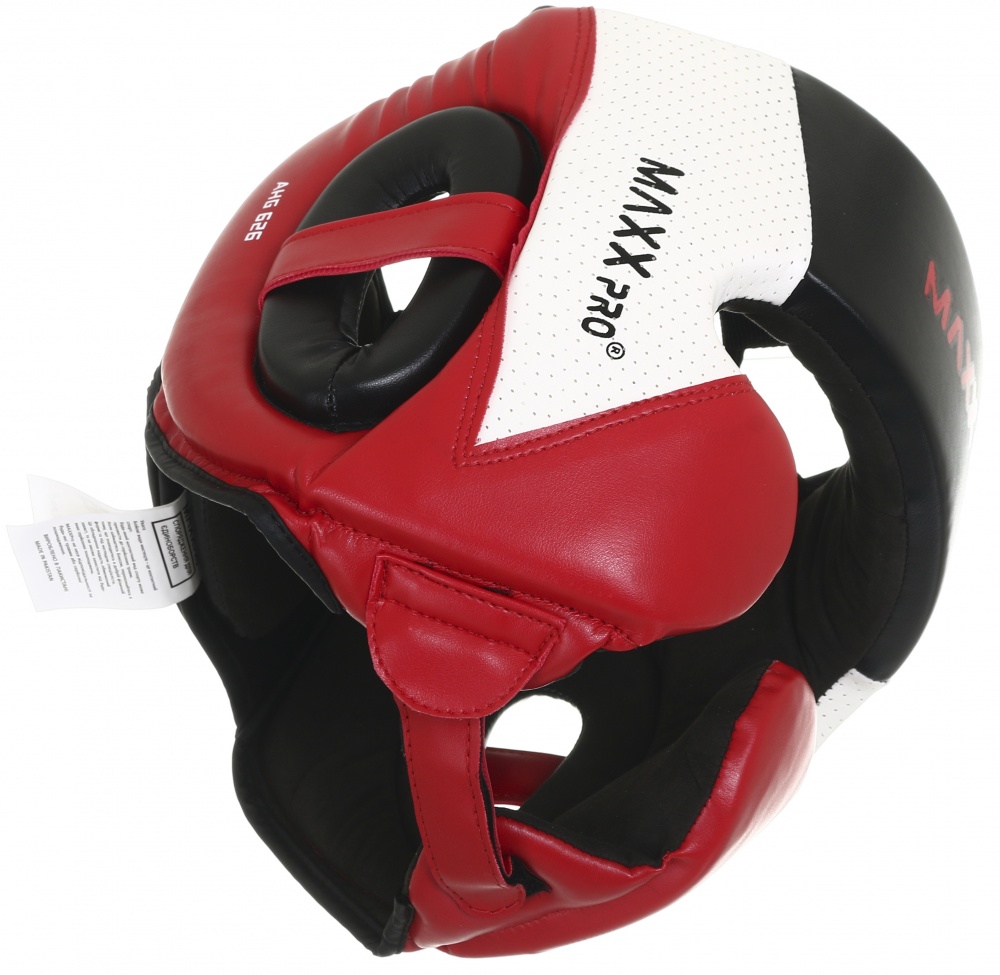 Шолом боксерський MaxxPro р. XL AHG-626 Red vynil XL червоний