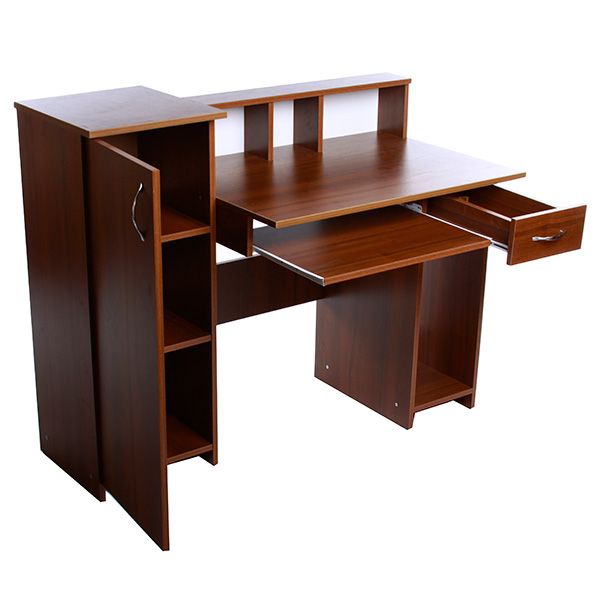 Стол компьютерный Компанит Пи-Пи-2 1175х600х736 мм орех