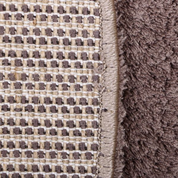 Килим Ozkaplan Karpet Gold Shaggy О темно-бежевий 1,2x1,7 см