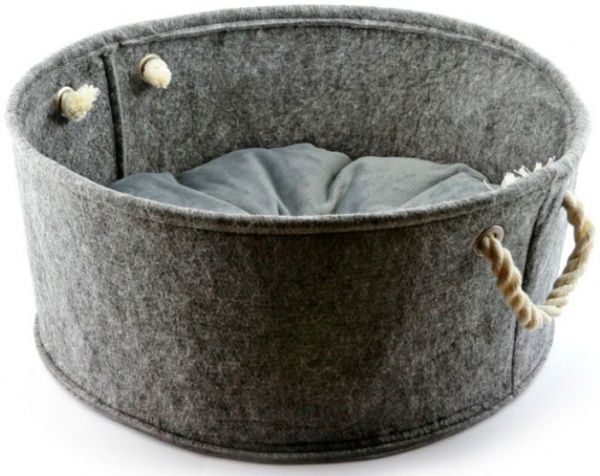 Будиночок для тварин DigitalWool Кошик з ручками без подушки DW-91-07