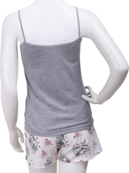 Майка з вузькою бретелькою Пінгвін р. M сірий 