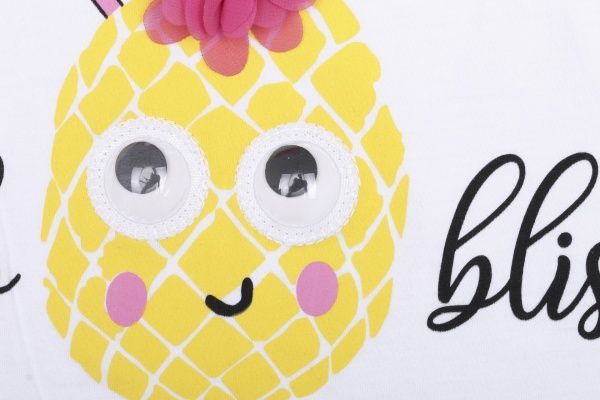 Костюм Туреччина з ананасом р.98 білий 9007 