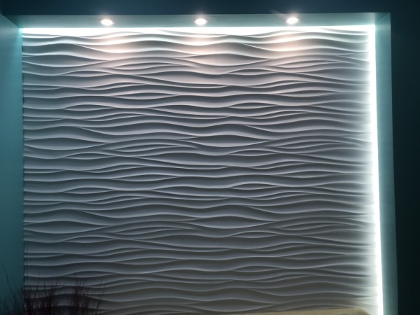 3D-панель гипсовая Gipster Поток 0.25 кв.м 