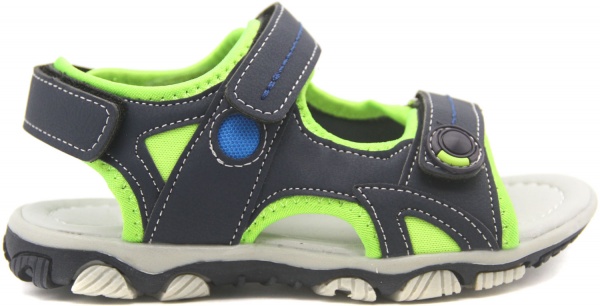 Сандалі для хлопчика р.33 сірий із зеленим UTSH-SK20013/gree/33 