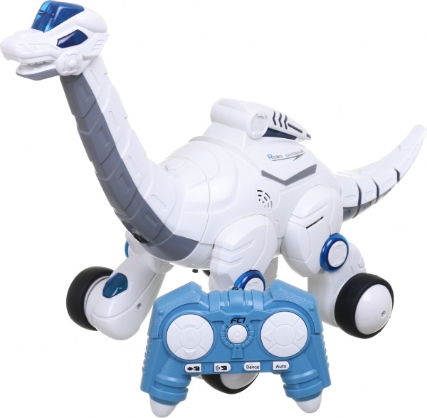 Інтерактивний робот Shantou Брахіозавр 31х18.5х29 см біло-блакитний 1044A