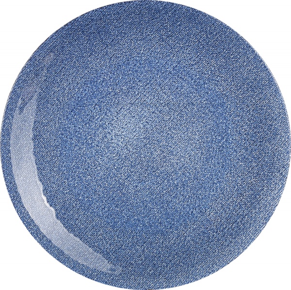 Блюдо Seta 33 синє Dekor Cam 