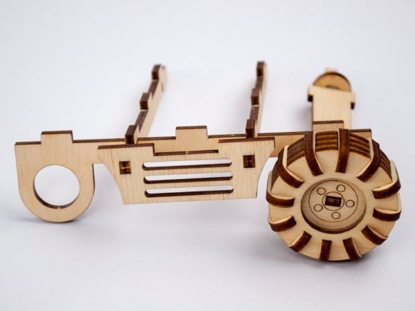 Дерев'яний 3D-конструктор Зірка Екскаватор 96285