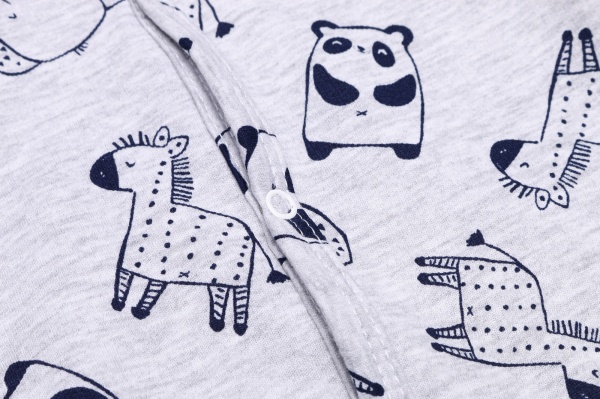 Человечек унисекс Моя планета Звери Кмб401-4 р.56 серый 