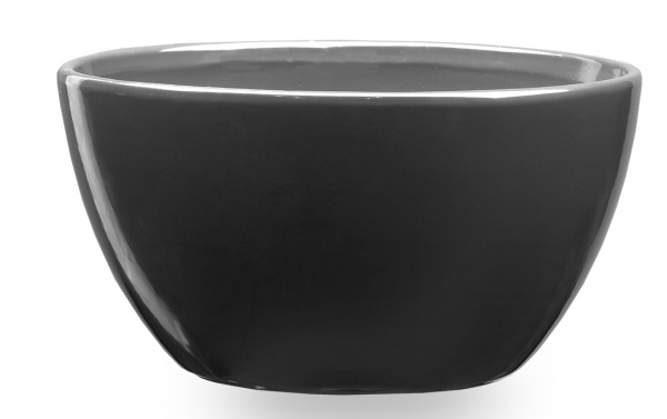 Вазон керамический Santino Paterna круглый 4,4 л антрацит (DP-32-23-J-39-00) 